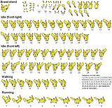 Pikachuspritesexample.png Pikachu sprites example image by ZatchHunter