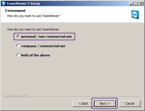 Team Viewer setup 2
