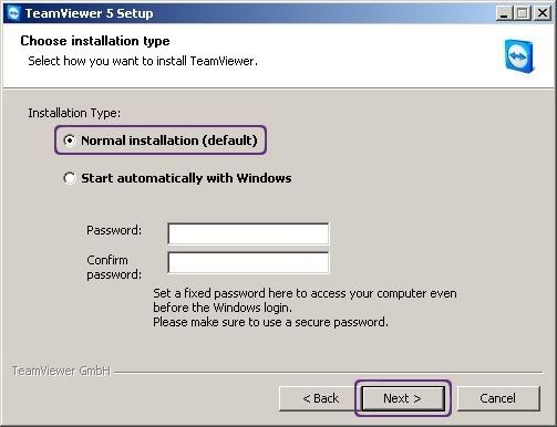 Team Viewer setup 4