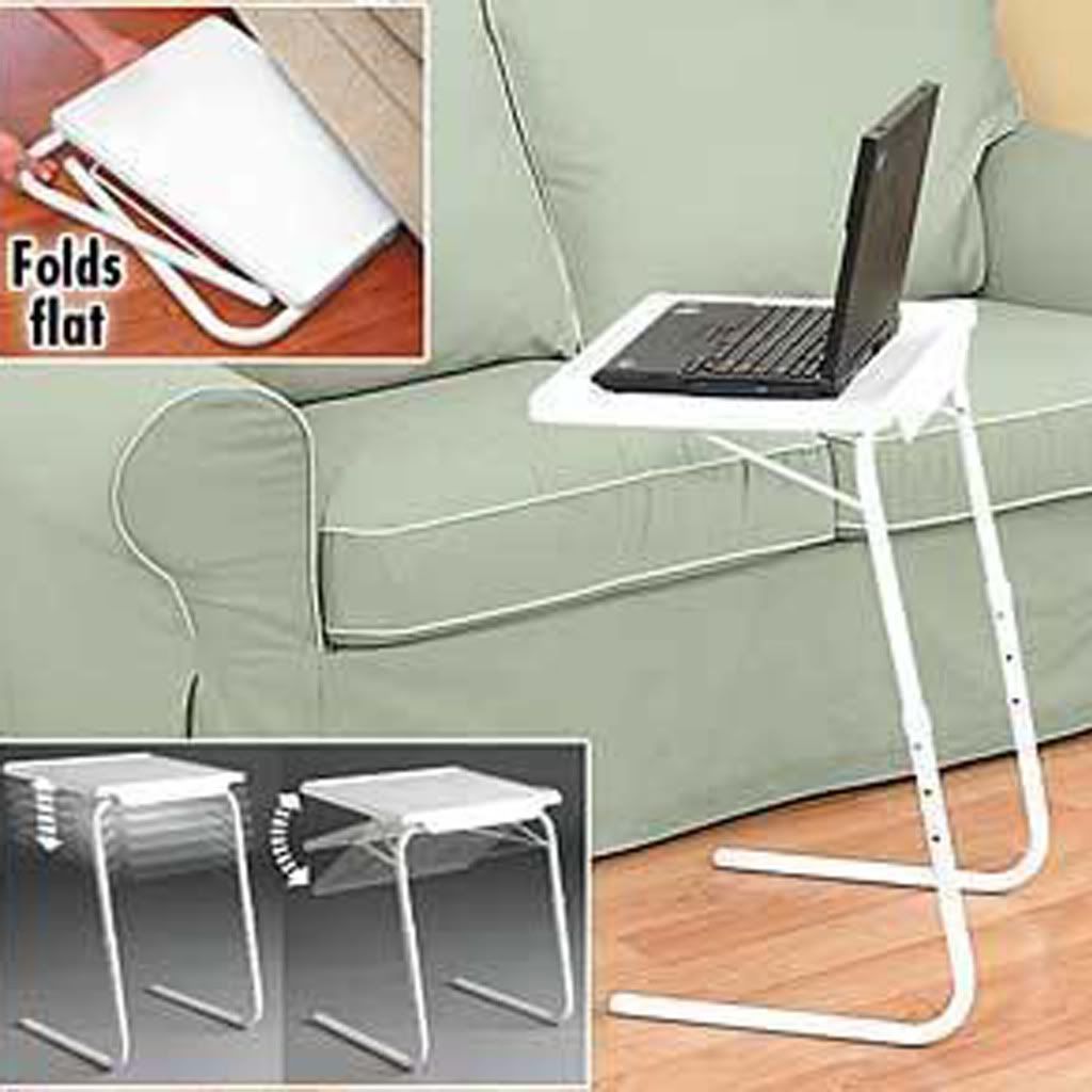 2 X NEW TABLE MATE 2 PORTABLE ADJUSTABLE FOLDING 4 LAPTOP eBay