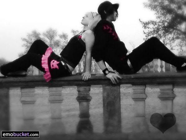 emo couple Pictures, Images and Photos