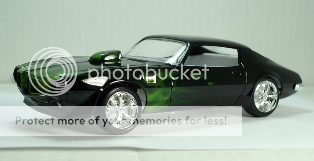   Pontiac Firebird Trans Am Green True fire hardbody slot car, model kit