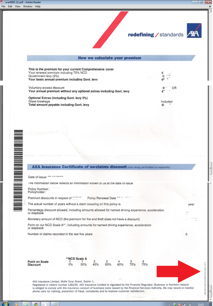 trying-to-get-no-claims-cert-from-axa-boards-ie