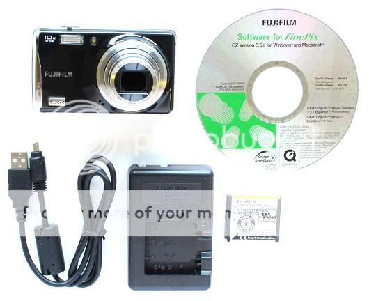 FUJI FINEPIX F72EXR F72 *BLACK* DIGITAL CAMERA+8GB~5B  