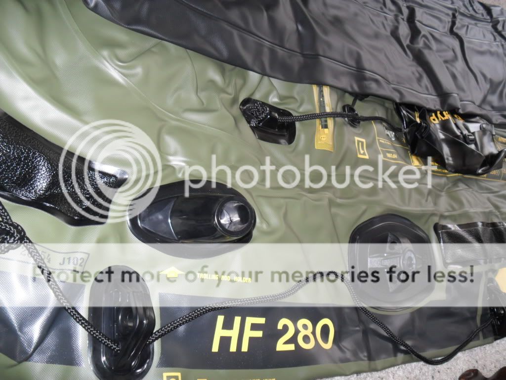 SEVYLOR Fish Hunter HF 280 Inflatable Boat Fishing Duck  